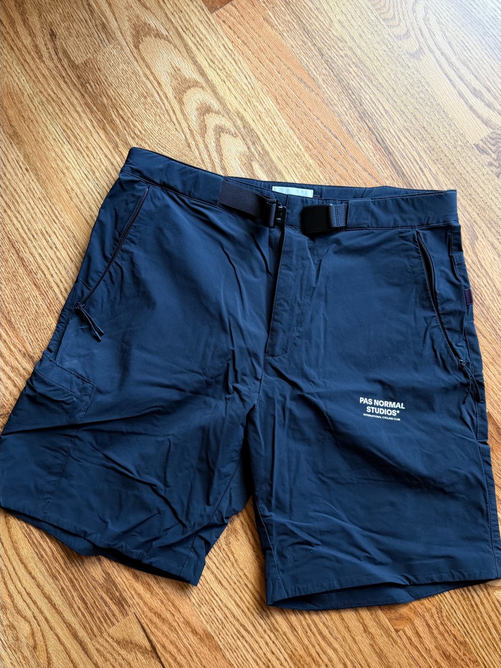 PAS Normal Studios Navy Cargo Pants for Men